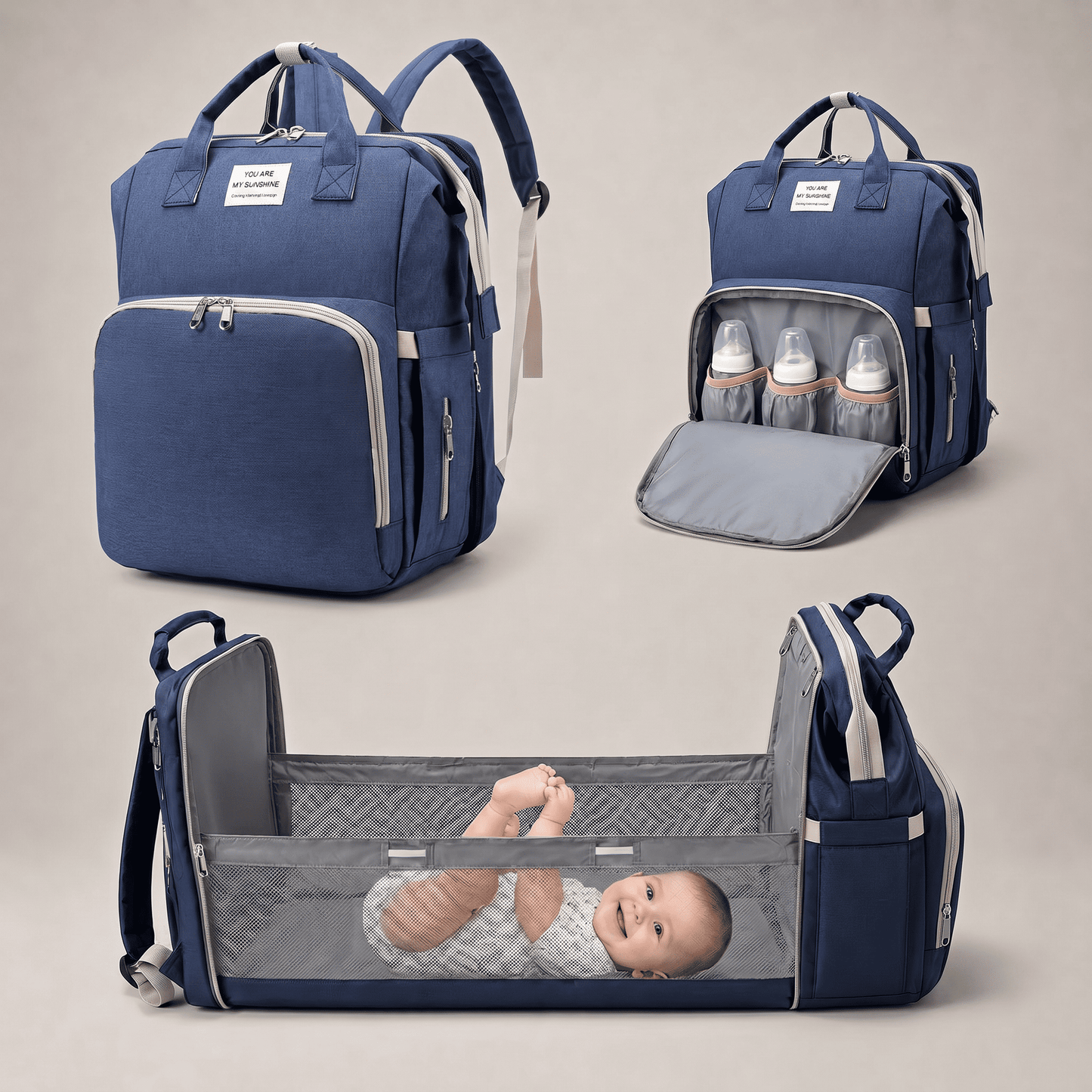 Mochila con cuna integrada | Todo en uno