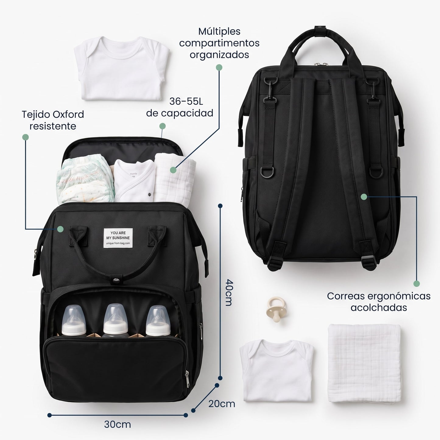 Mochila con cuna integrada | Todo en uno