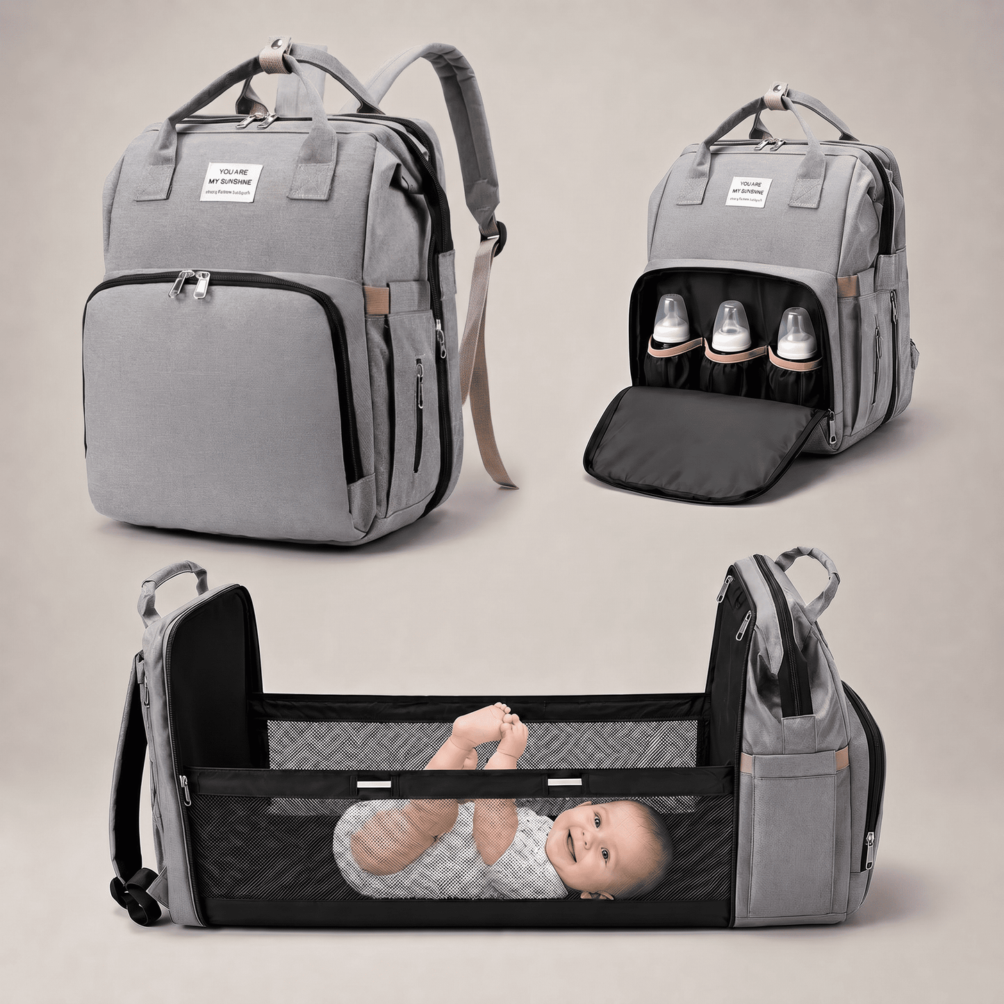 Mochila con cuna integrada | Todo en uno